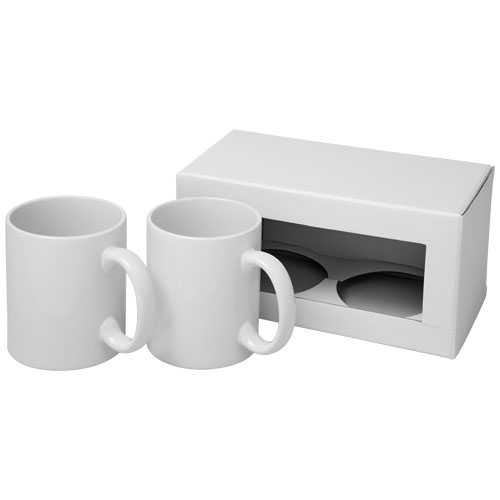 Set regalo di due tazze con stampa a sublimazione Ceramic - 100626