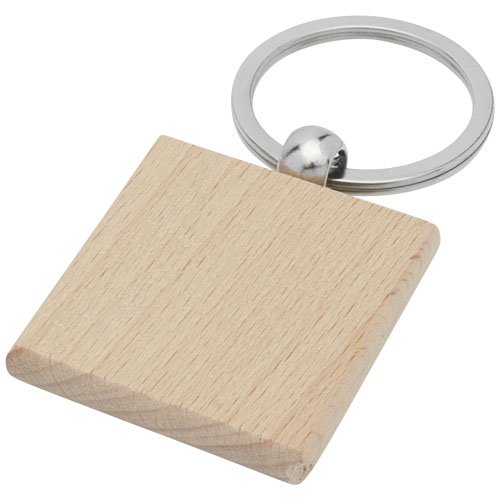 Portachiavi quadrato Gioia in legno di faggio - 118121
