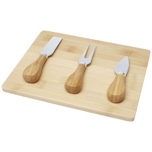Tagliere e accessori per formaggio Ement in bamb&ugrave; - 113301