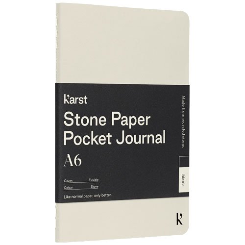 Agenda tascabile in carta di pietra con copertina morbida formato A6 - vuota Karst&reg; - 107799
