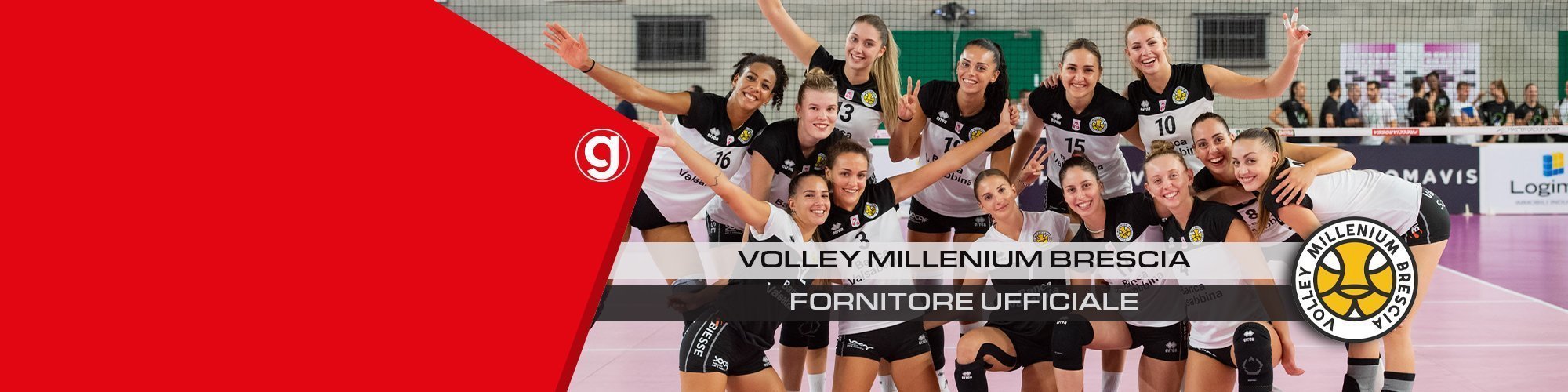 Grafomedia fornitore ufficiale Volley Millenium Brescia 